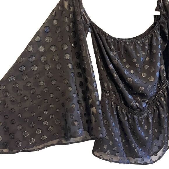 NWT express off the shoulder flare top size xs - Picture 4 of 5